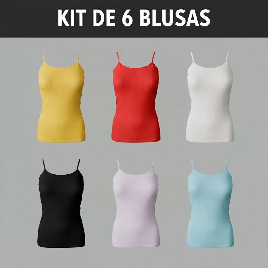 TR2.0 KIT DE 6 BLUSAS 6998